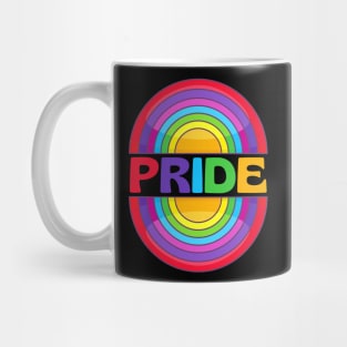 Retro Pride Rainbow Mug